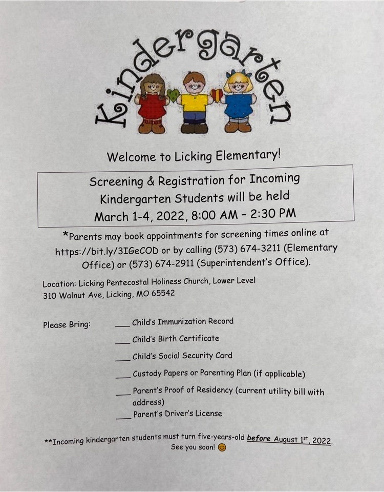 kindergarten screening