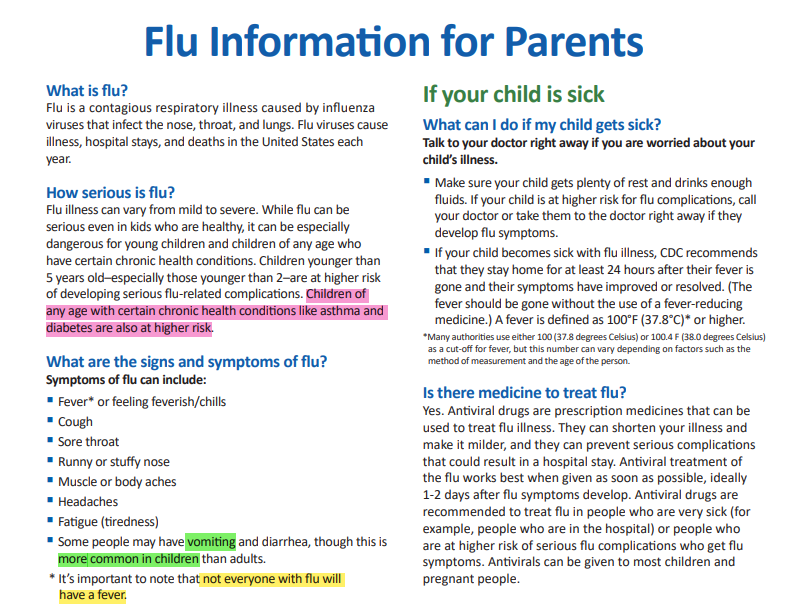 Flu Info